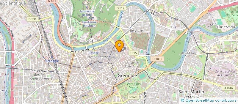 localisation de l'entreprise MADAME MARION RICHEBRACQUE  GRENOBLE