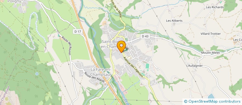 localisation de l'entreprise MADAME MARION RICO  SAINT-BONNET-EN-CHAMPSAUR