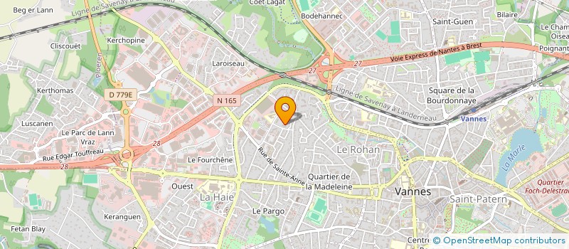 localisation de l'entreprise MADAME MARION RIGGI à VANNES