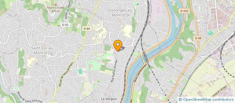 localisation de l'entreprise MADAME MARION RIGO  COLLONGES-AU-MONT-D'OR