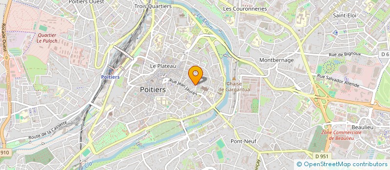 localisation de l'entreprise MADAME MARION RINGOTTE  POITIERS