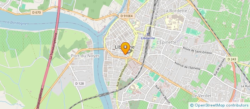 localisation de l'entreprise MADAME MARION RIVIERE  LIBOURNE