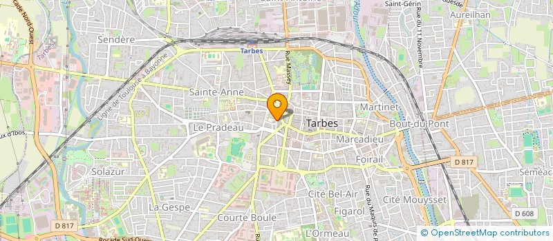 localisation de l'entreprise MADAME MARION RIVIERE  TARBES