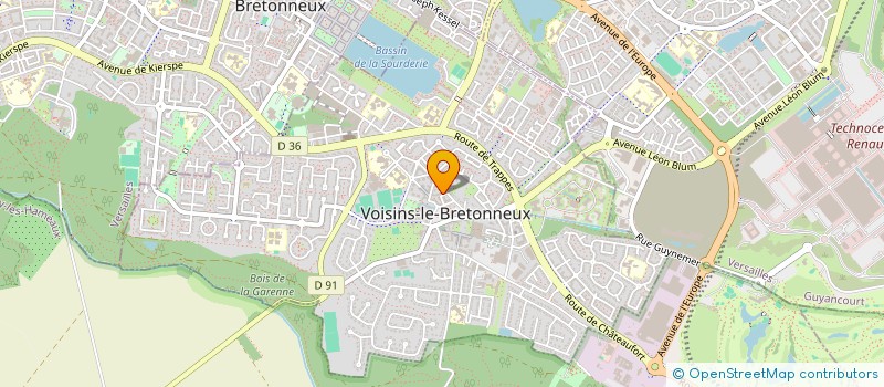localisation de l'entreprise MADAME MARION ROBINE à VOISINS-LE-BRETONNEUX