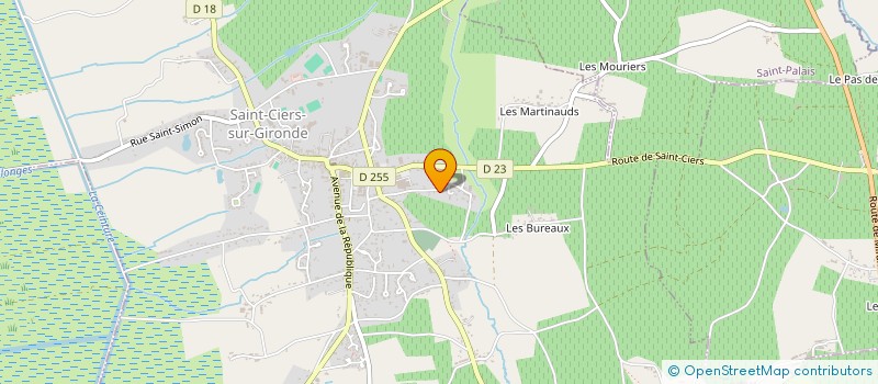 localisation de l'entreprise MADAME MARION ROCH  SAINT-CIERS-SUR-GIRONDE