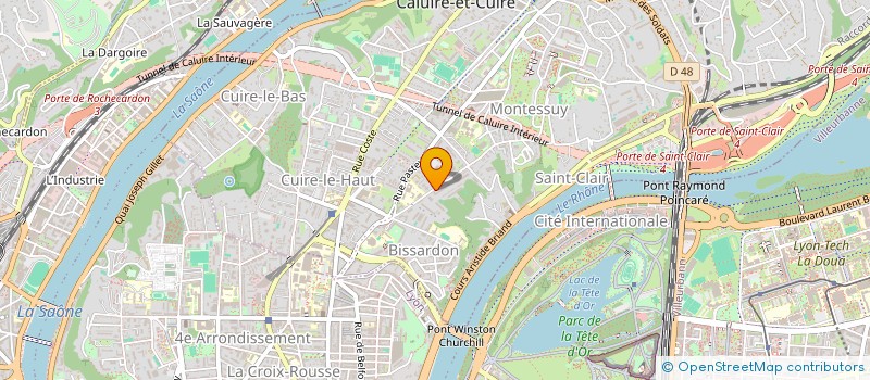 localisation de l'entreprise MADAME MARION ROCHETTE à CALUIRE-ET-CUIRE