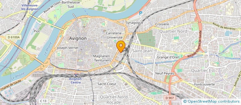 localisation de l'entreprise MADAME MARION RODIER  AVIGNON