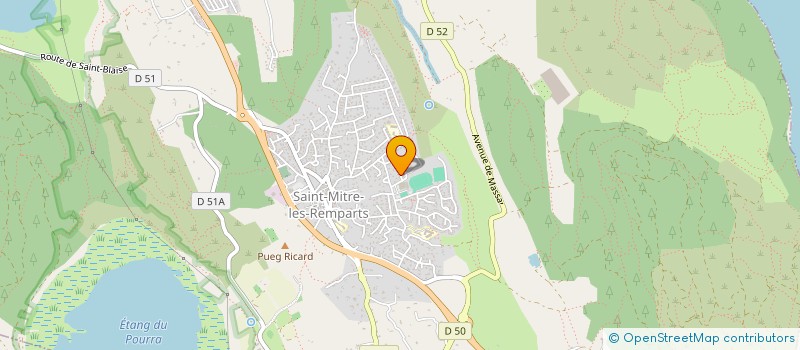 localisation de l'entreprise MADAME MARION RODRIGUES  SAINT-MITRE-LES-REMPARTS