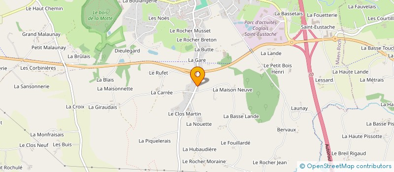 localisation de l'entreprise MADAME MARION RODRIGUEZ  MAEN ROCH