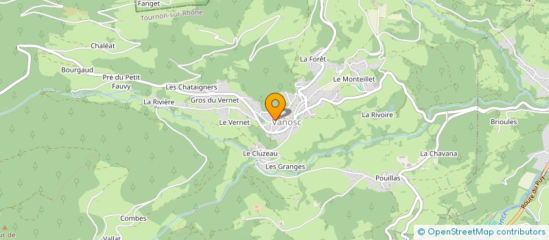 localisation de l'entreprise MADAME MARION ROGER  VANOSC