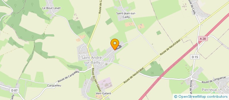 localisation de l'entreprise MADAME MARION ROGER  SAINT-ANDRE-SUR-CAILLY