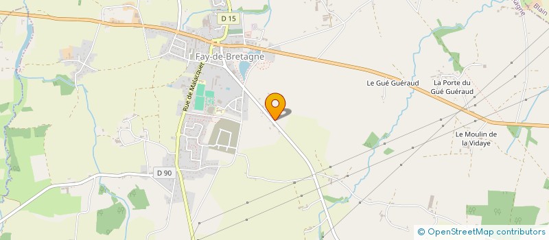 localisation de l'entreprise MADAME MARION ROLLAND à FAY-DE-BRETAGNE