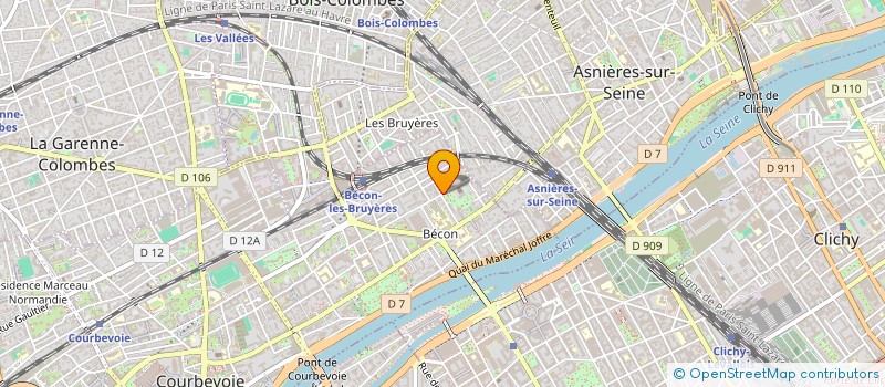 localisation de l'entreprise MADAME MARION ROMERA à COURBEVOIE