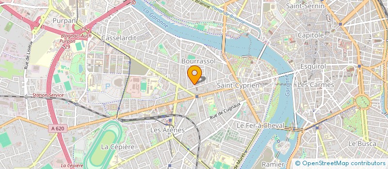 localisation de l'entreprise MADAME MARION ROQUES  TOULOUSE