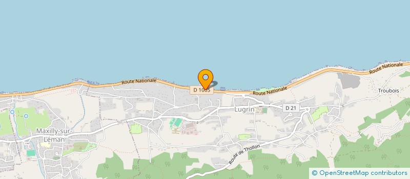 localisation de l'entreprise MADAME MARION ROSSI  LUGRIN