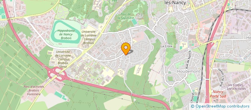 localisation de l'entreprise MADAME MARION ROSSIGNOL  VANDUVRE-LES-NANCY