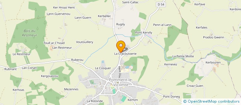 localisation de l'entreprise MADAME MARION ROUAULT à POMMERIT-LE-VICOMTE