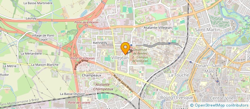 localisation de l'entreprise MADAME MARION ROUGE à RENNES