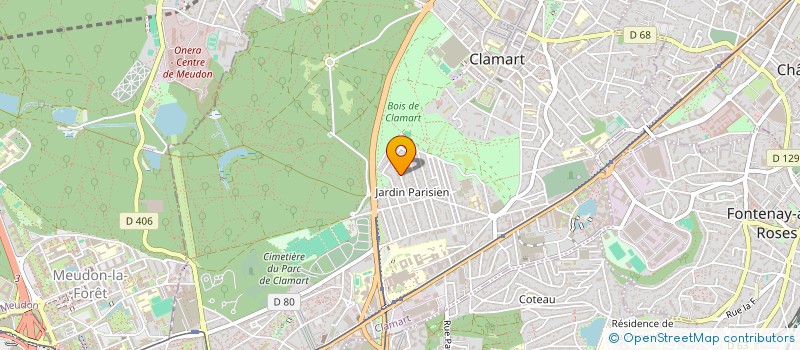 localisation de l'entreprise MADAME MARION ROUGER à CLAMART