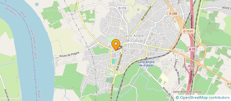localisation de l'entreprise MADAME MARION ROUSSARIE à SAINT-GERVAIS