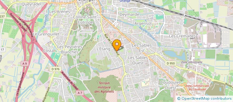 localisation de l'entreprise MADAME MARION ROUSSEL  ORANGE