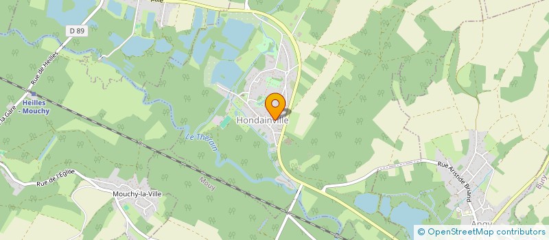 localisation de l'entreprise MADAME MARION ROUSSEL  HONDAINVILLE