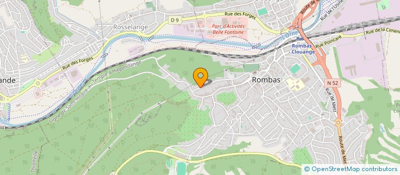 localisation de l'entreprise MADAME MARION ROYER  ROMBAS