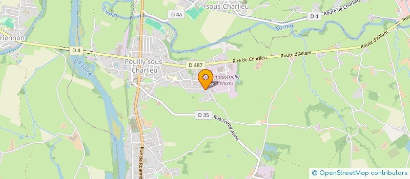 localisation de l'entreprise MADAME MARION ROYER  ROANNE