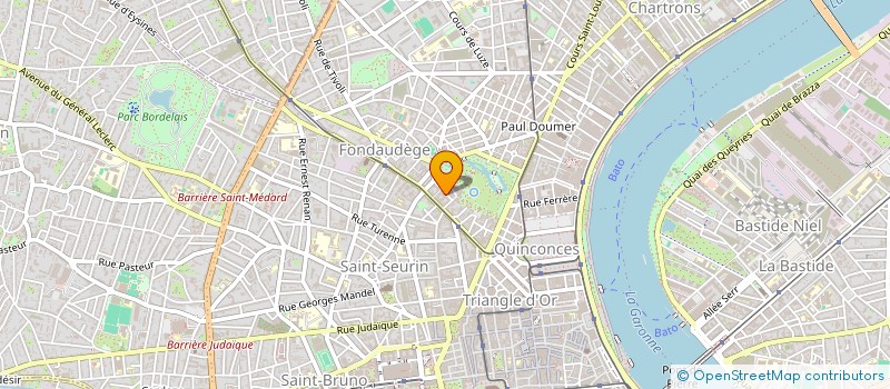 localisation de l'entreprise MADAME MARION RUAUD  BORDEAUX