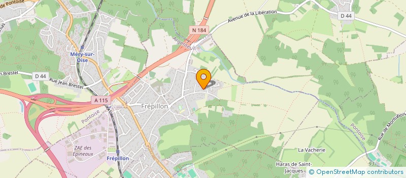 localisation de l'entreprise MADAME MARION RUBIO à FREPILLON