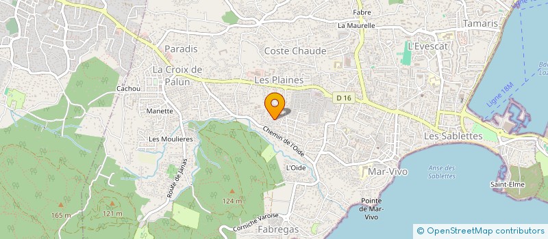 localisation de l'entreprise MADAME MARION RUIZ à LA SEYNE SUR MER