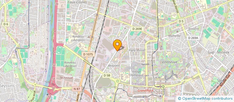 localisation de l'entreprise MADAME MARION SAEZ à GRENOBLE