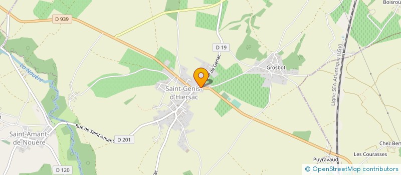 localisation de l'entreprise MADAME MARION SAFFIER DE BARD à SAINT-GENIS-D'HIERSAC