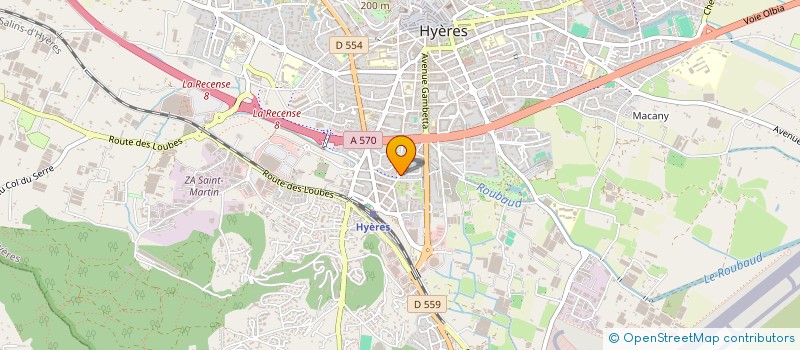 localisation de l'entreprise MADAME MARION SAFONT  HYERES