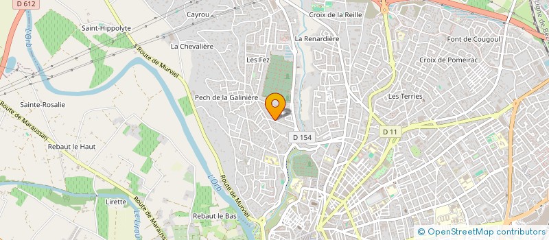 localisation de l'entreprise MADAME MARION SAFOURCADE  BEZIERS