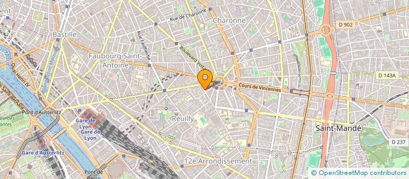 localisation de l'entreprise MADAME MARION SAGNARD  PARIS