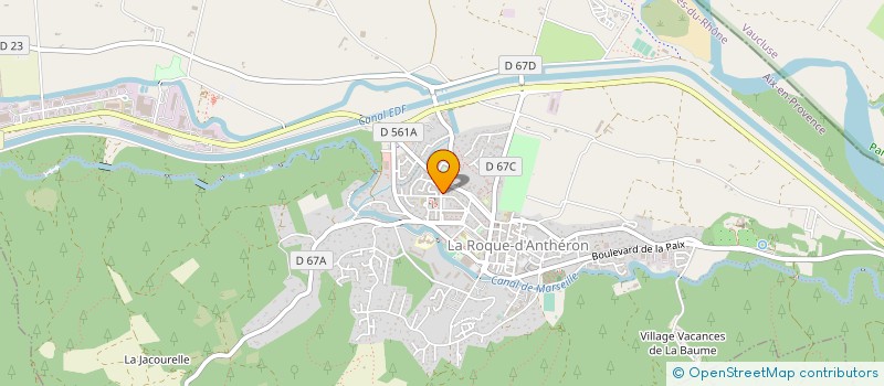 localisation de l'entreprise MADAME MARION SAGUE  LA ROQUE-D'ANTHERON