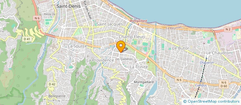 localisation de l'entreprise MADAME MARION SALEZ à SAINT-DENIS