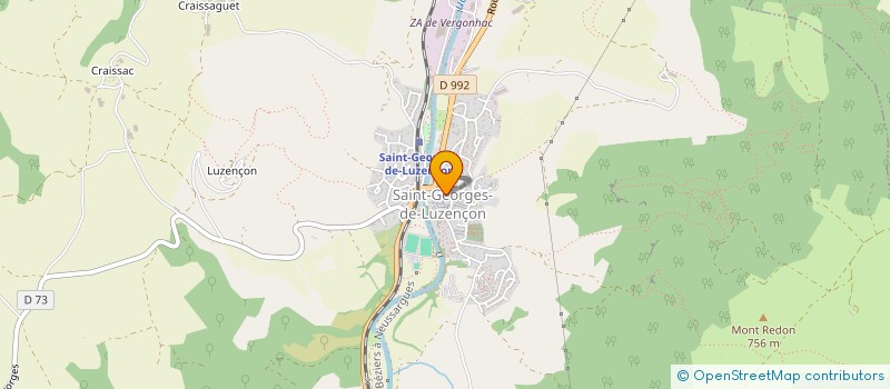 localisation de l'entreprise MADAME MARION SALGUES  SAINT-GEORGES-DE-LUZENCON