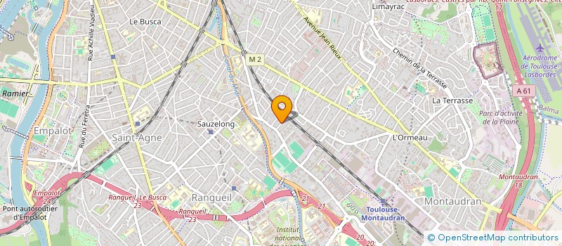 localisation de l'entreprise MADAME MARION SALLEFRANQUE à TOULOUSE