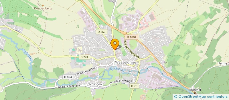 localisation de l'entreprise MADAME MARION SALOME  WASSELONNE