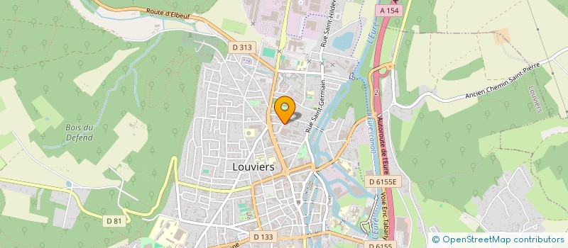 localisation de l'entreprise MADAME MARION SALVY  LOUVIERS