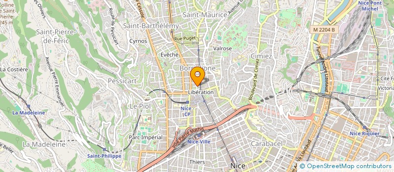 localisation de l'entreprise MADAME MARION SANSOT à NICE