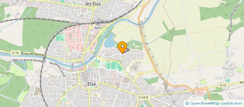 localisation de l'entreprise MADAME MARION SARRABERE à DAX