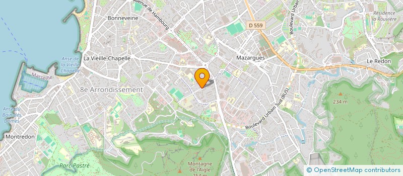 localisation de l'entreprise MADAME MARION SAVINELLI  MARSEILLE