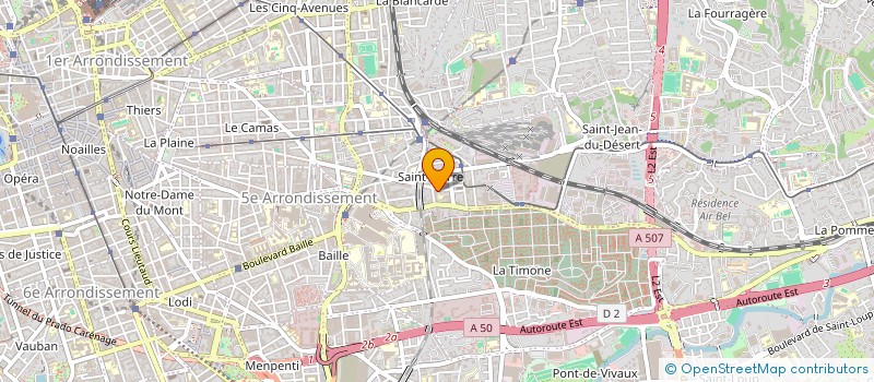 localisation de l'entreprise MADAME MARION SCAPPINI à MARSEILLE
