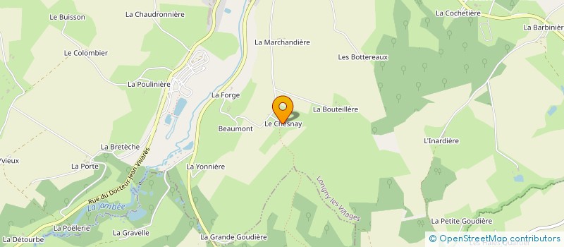 localisation de l'entreprise MADAME MARION SCHACHER à LONGNY LES VILLAGES