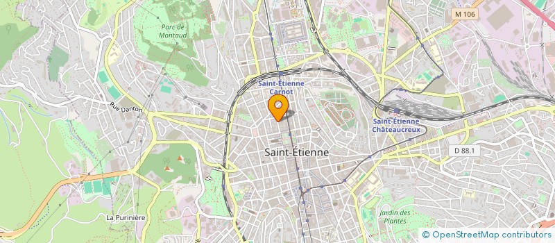 localisation de l'entreprise MADAME MARION SCHAEFFER  SAINT-ETIENNE