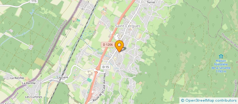 localisation de l'entreprise MADAME MARION SCHIANTARELLI  SAINT-CERGUES