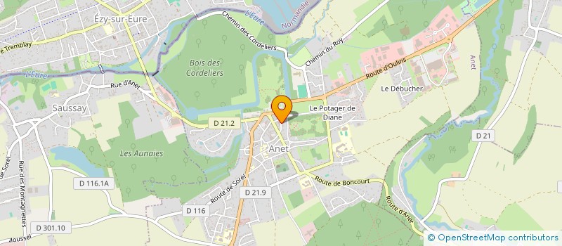 localisation de l'entreprise MADAME MARION SCHMITT à ANET